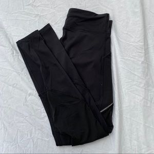 Black Lululemon Leggings with Side Pockets